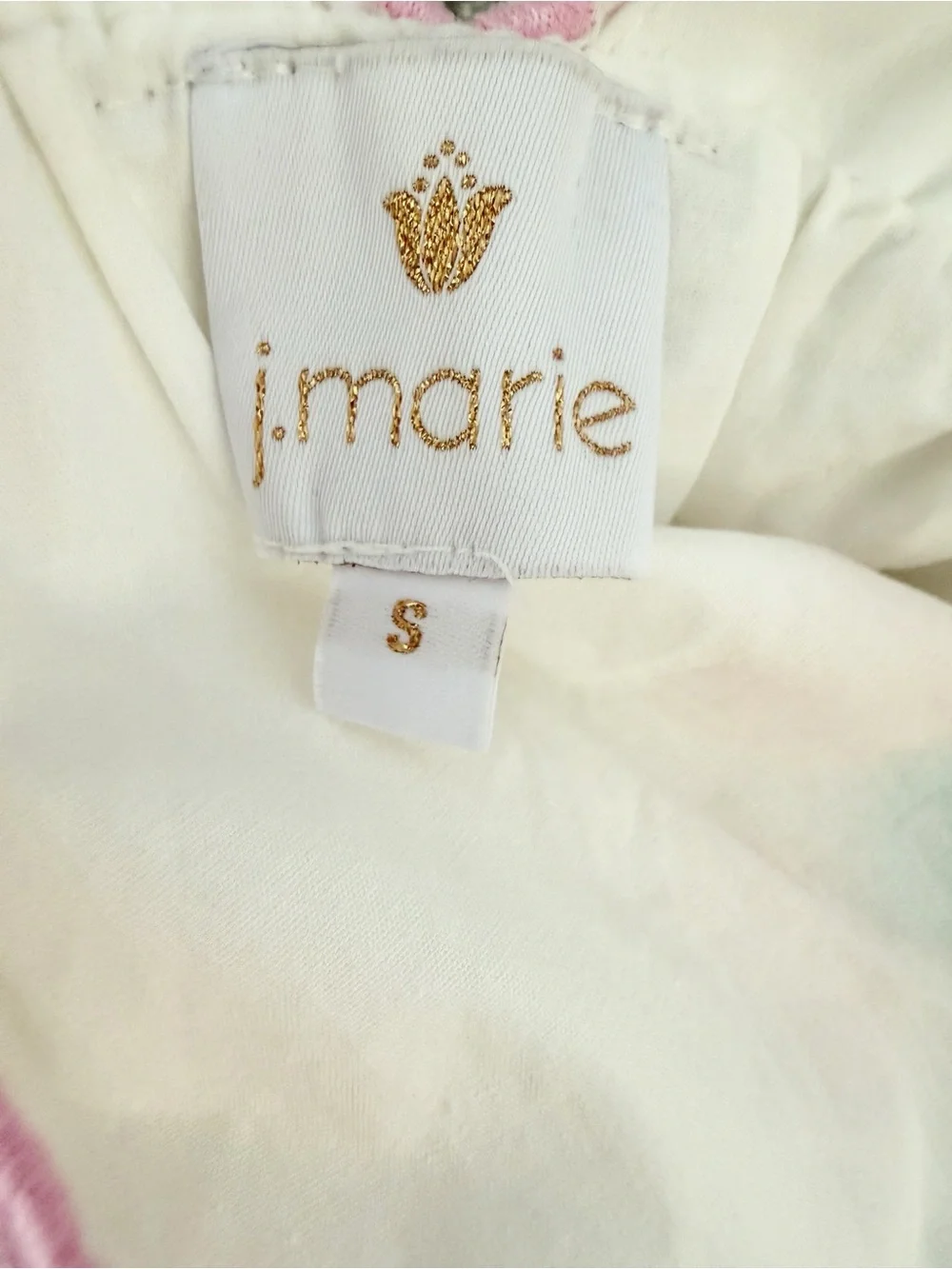 J.Marie Short Set Eloise White Floral Embroidered Top and Shorts - Picture 7 of 13